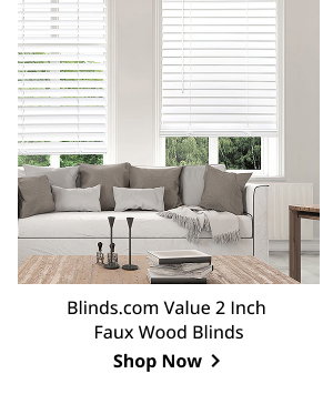 Blinds.com Value 2 Inch Faux Wood Blinds | Shop Now >