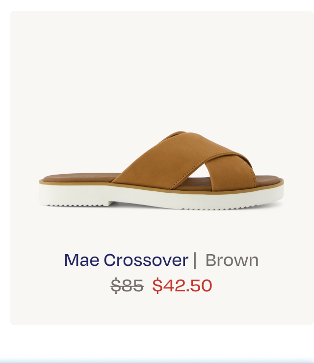 Mae Crossover Slide Sandal