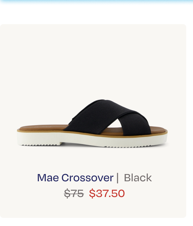 Mae Crossover Slide Sandal