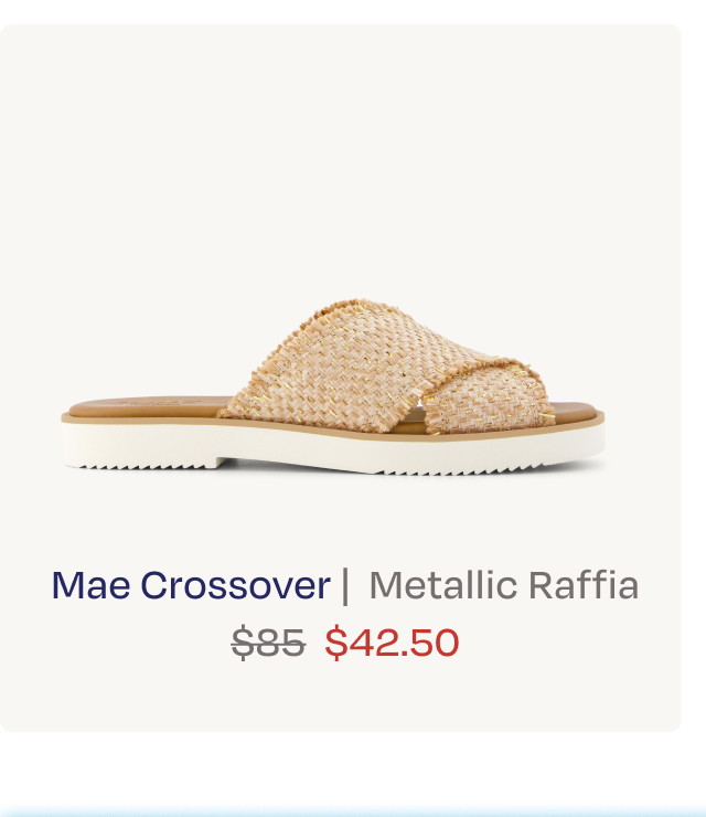 Mae Crossover Slide Sandal