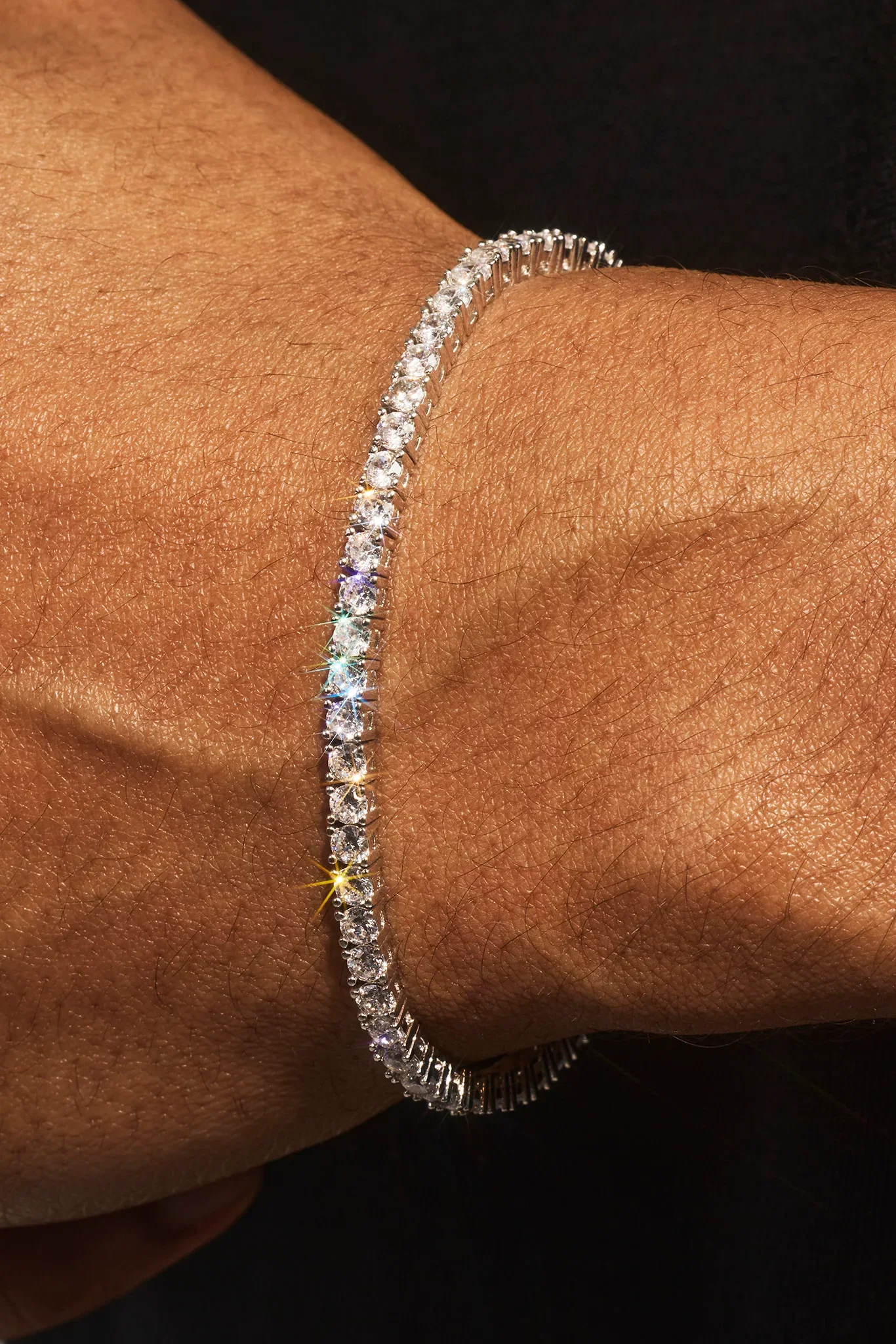 Image of Tennis Bracelet - 3mm - White