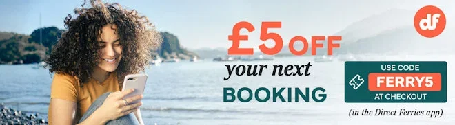 Payday treat: £5 off your next ferry!