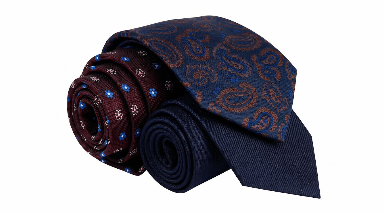 Navy Suit Ties Bundle 