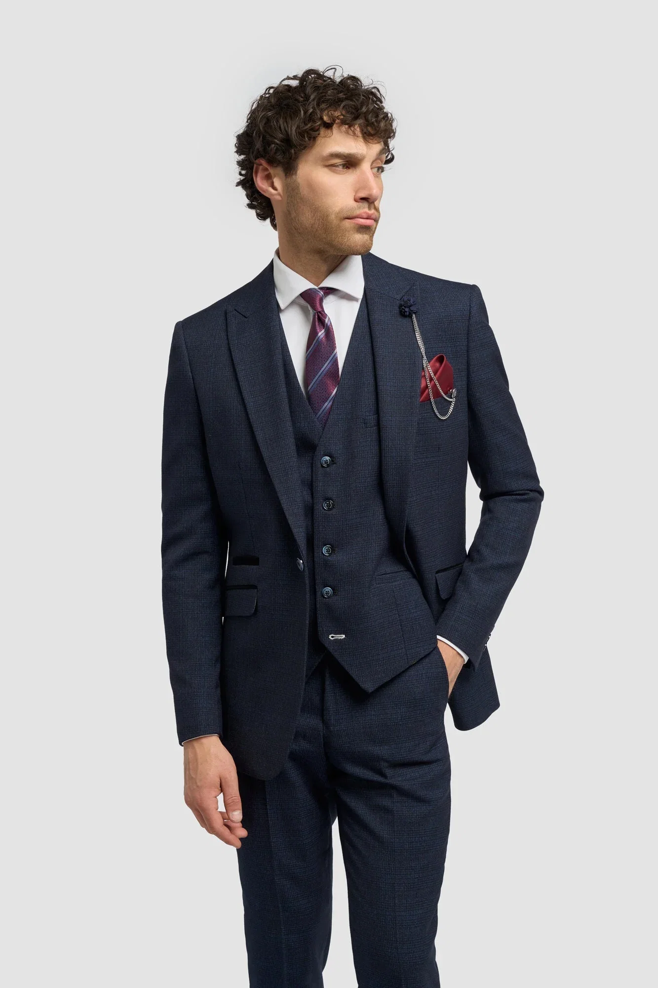 Image of Caridi Navy Blazer