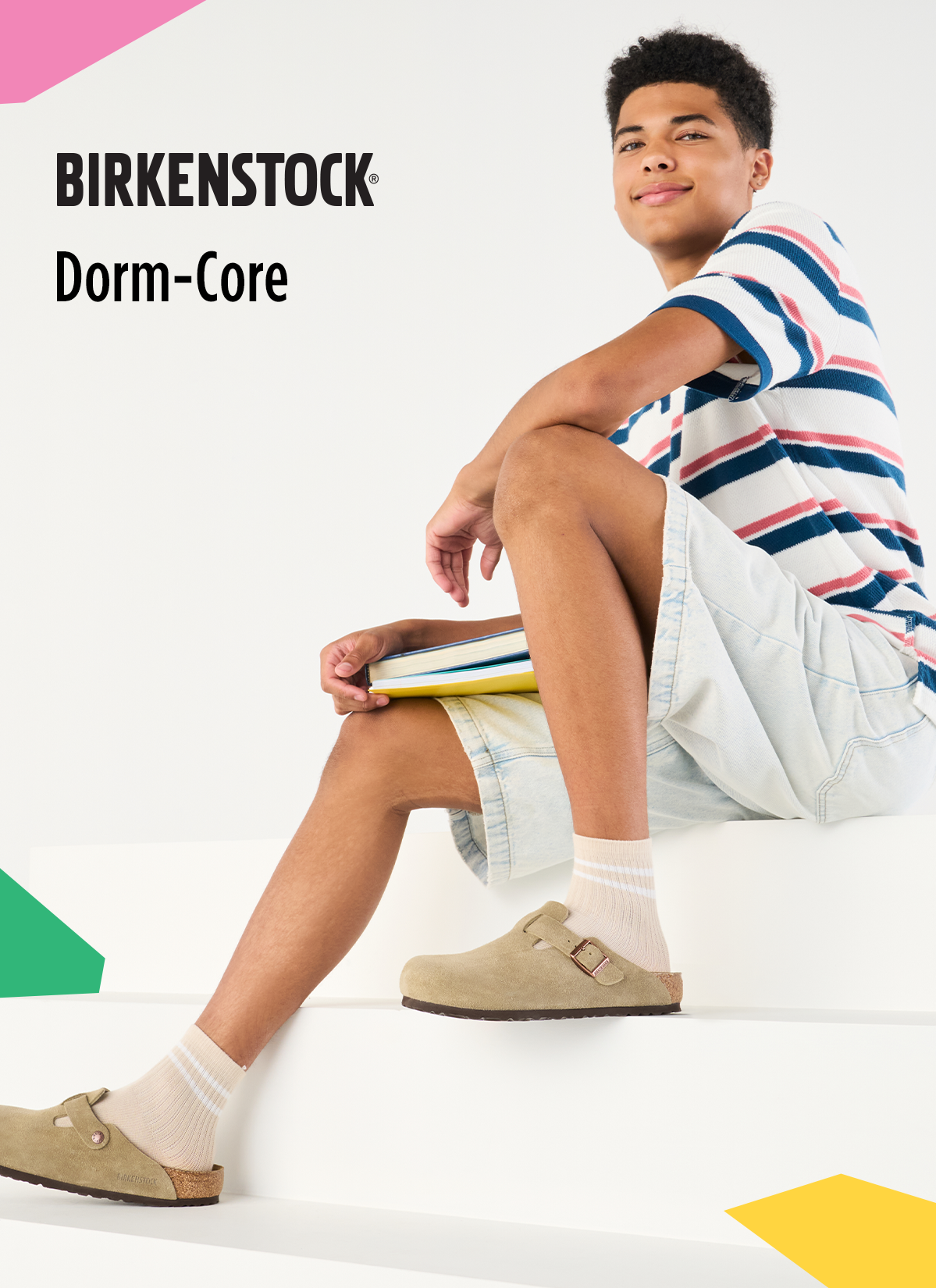 Birkenstock | Dorm-Core | Lifestyle Image of Birkenstock Boston Clogs