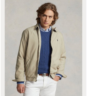 Chaqueta con doble fuelle beige