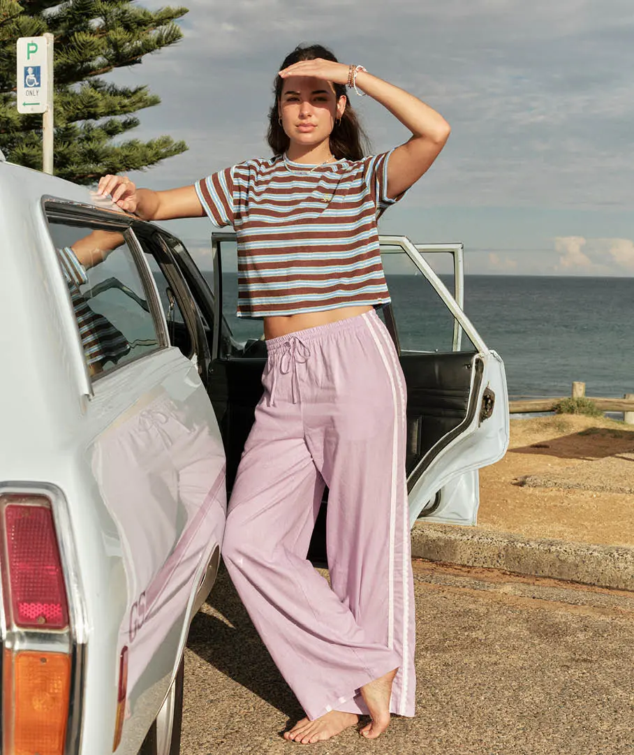 TUSCANY LACE TRIM PANT