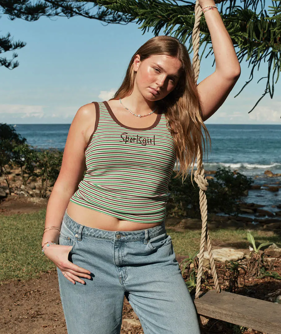 SPORTSGIRL STRIPE TANK