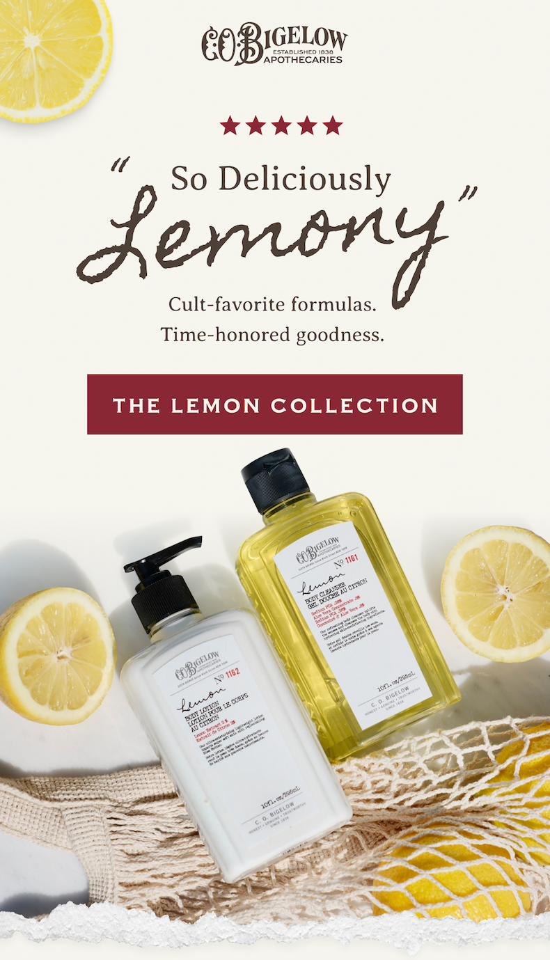 “So Deliciously Lemony” | Cult-favorite formulas. Time-honored goodness. | THE LEMON COLLECTION