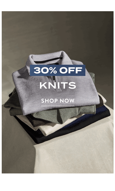 30% Off Knits
