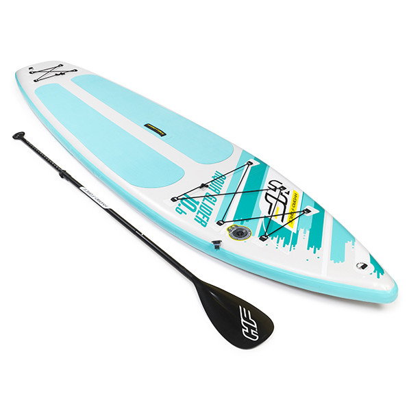 Sup | Hydro Force | 320 x 79 x 12 cm (Opblaasbaar, Max. 110 kg, 2 vinnen, Blauw)