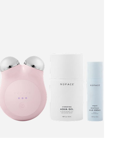 NUFACE MINI+ STARTER KIT IN SANDY ROSE