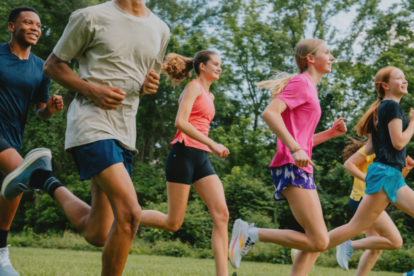 Kids running