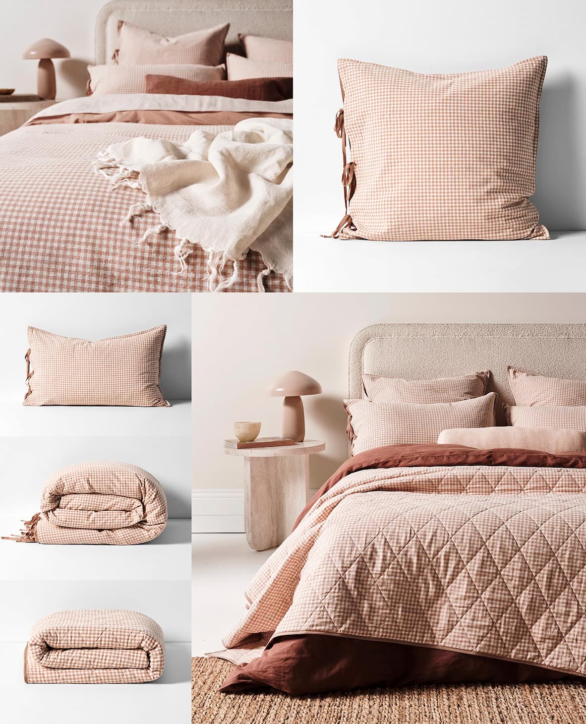 Introducing Mini Gingham in Clay