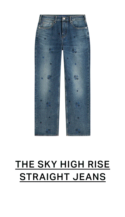 The Sky High Rise Straight — Verdant Fade