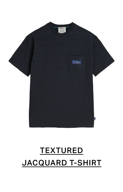 Textured Jacquard Relaxed-Fit T-Shirt