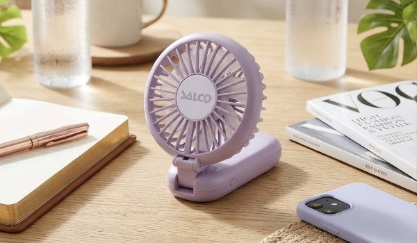 SALCO Mini USB-Ventilator »SMF-20rs« in rosa. 