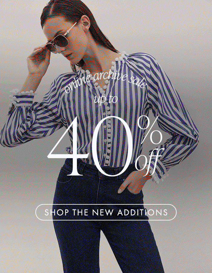 ONLINE ONLY ARCHIVE SALE: SHOP NOW