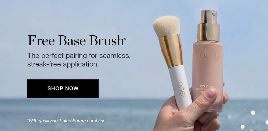 Free Base Brush*  The perfect pairing for seamless, streak-free application. *With qualifying Tinted Serum purchase