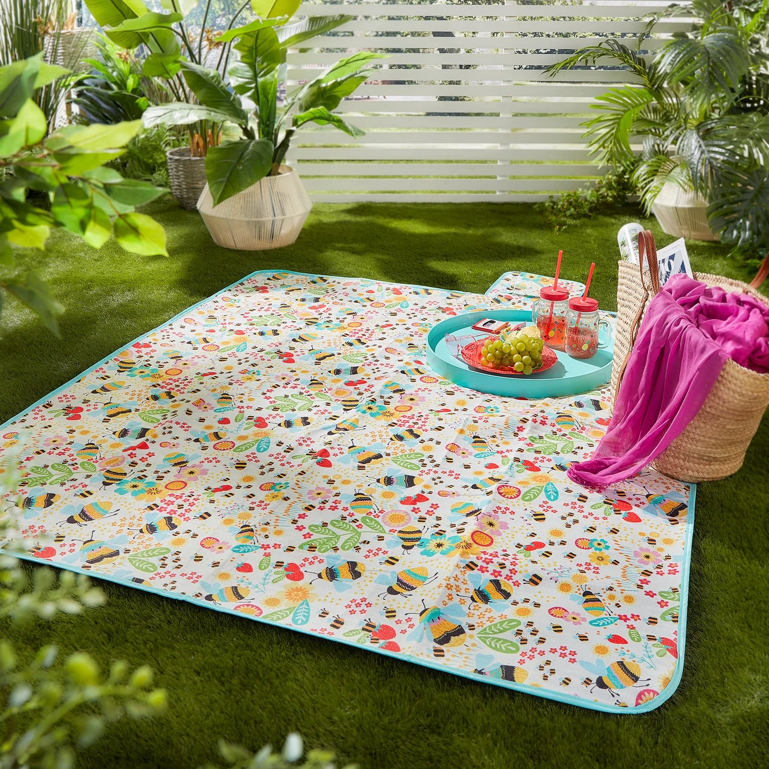 Image of Buzzy Bee Picnic Blanket