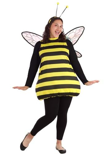 Image of Plus Size Buzzin' Bumble Bee Adult Costume