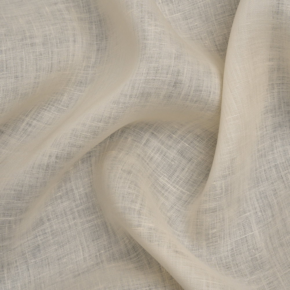 Image of Famous Australian Designer Cream Lightweight Linen Woven