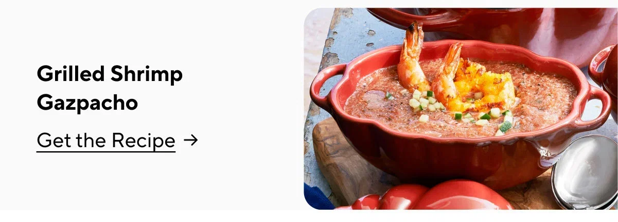 Grilled Shrimp Gazpacho