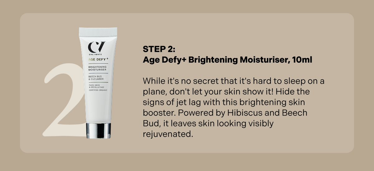 STEP 2:  Age Defy+ Brightening Moisturiser, 10ml