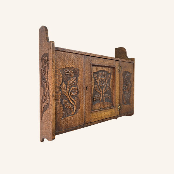 Carved Wall Cabinet, 1900s