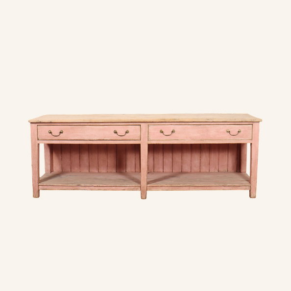 Large Pine Dresser, 1800s