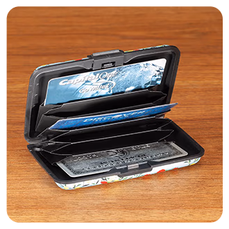 372782 Printed RFID Aluminum Card Case