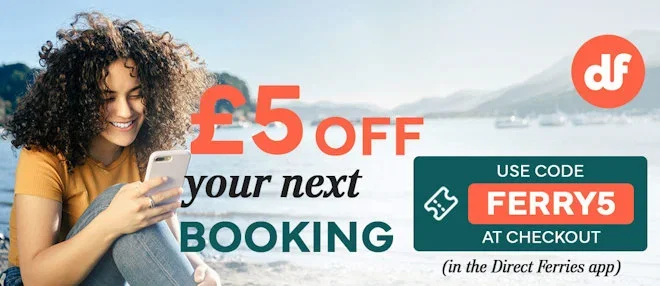 Payday treat: £5 off your next ferry!