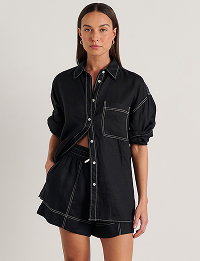 JAG Gigi Long Sleeve Shirt Black