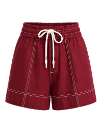 JAG Gigi Shorts Burgundy