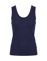 JAG Dakotah V Neck Tank Navy