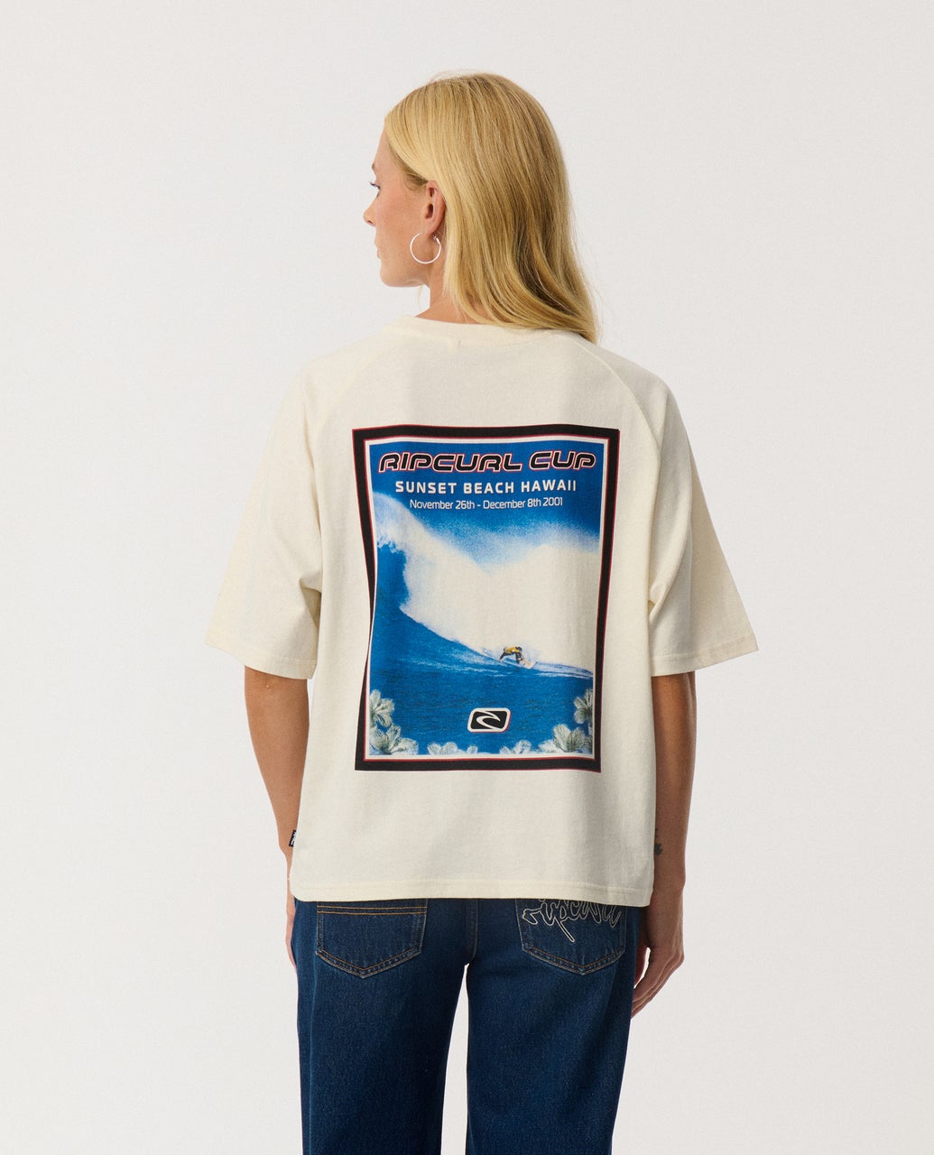 Sunset Beach Raglan Boxy Tee