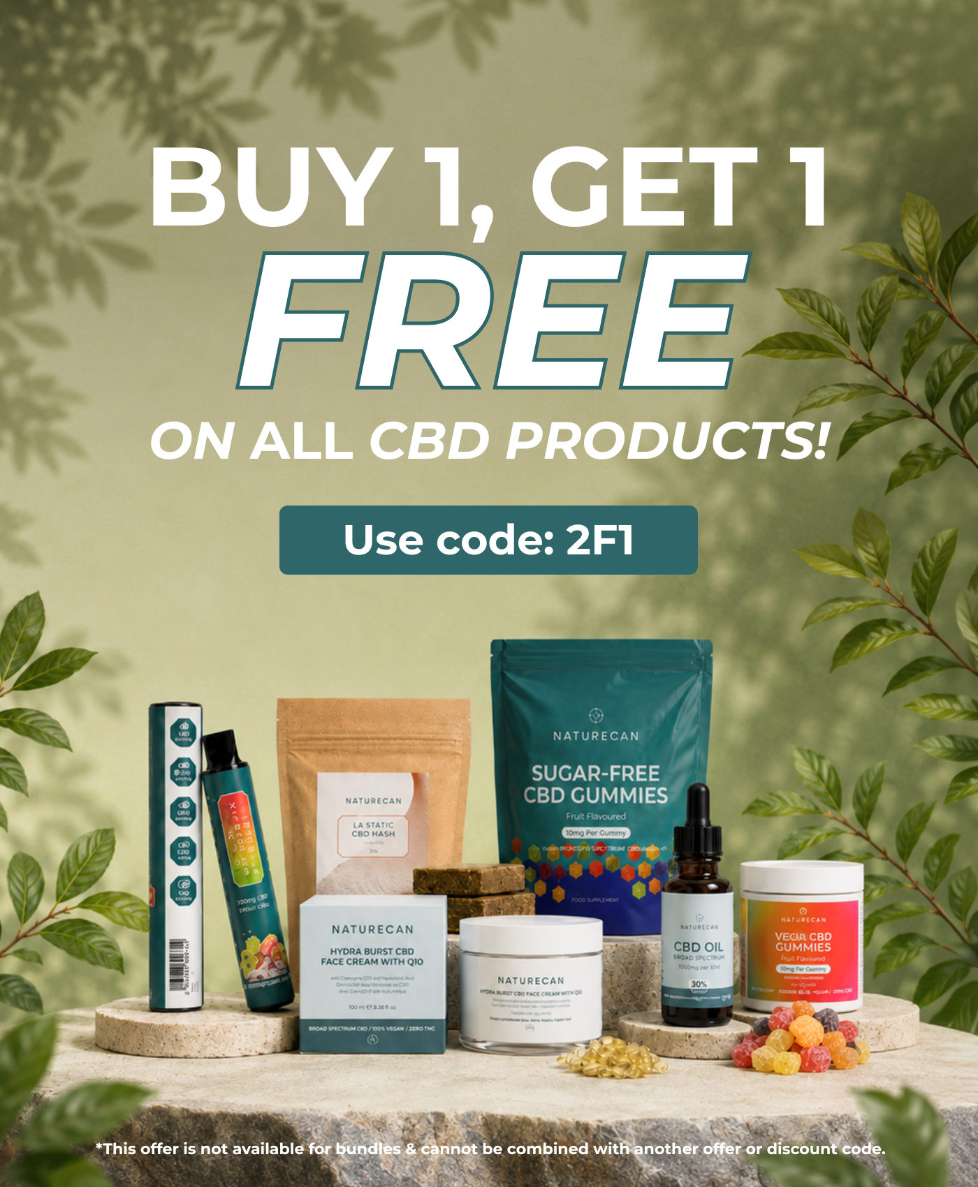 CBD Day - 2 for 1 on all CBD products