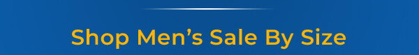 Shop Men's Sale By Size