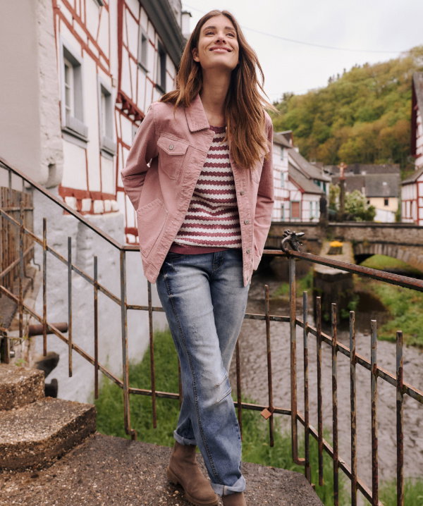 Allrounder: Bequeme Cord-Jacke