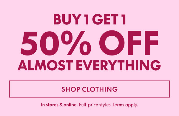 BOGO 50% Off