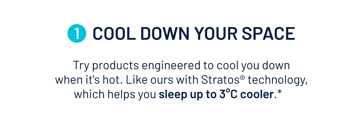 1. Cool down your space
