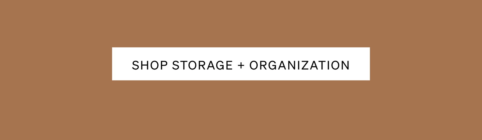 Shop Storage + Organization
