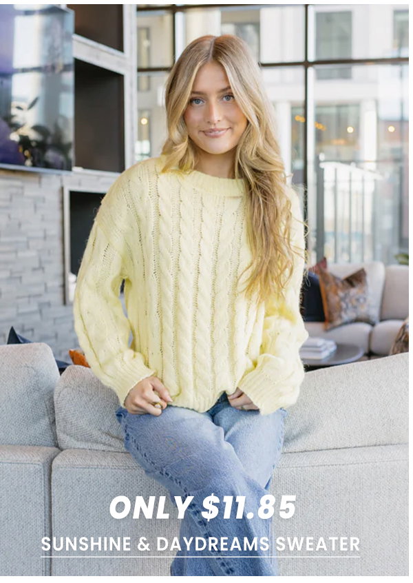 Shop Sunshine & Daydreams Sweater