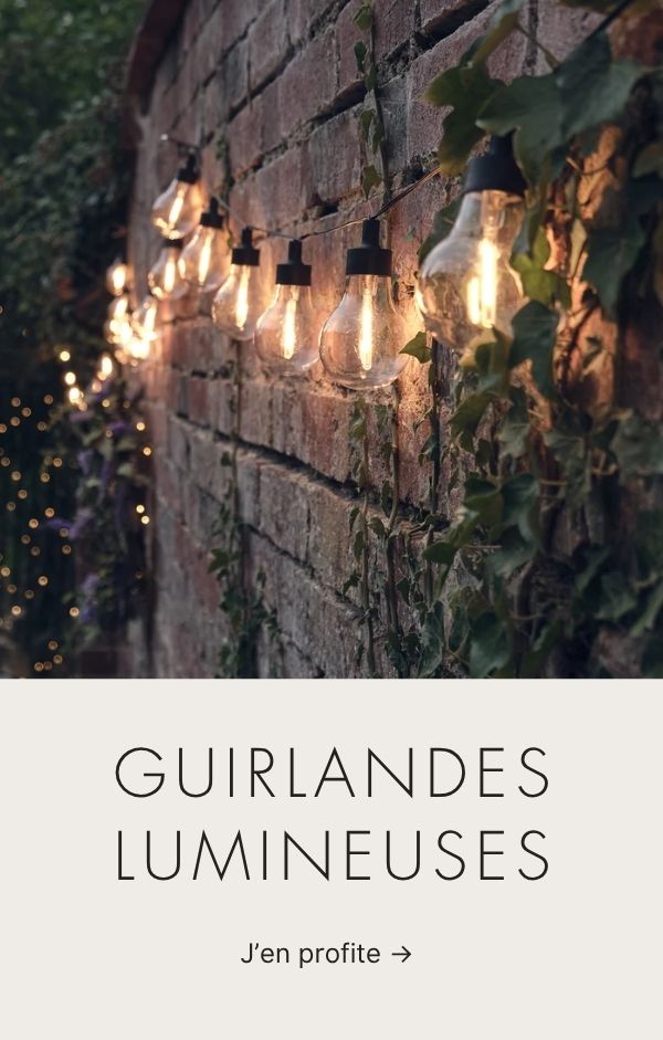 Sélection de guirlandes lumineuses en promo
