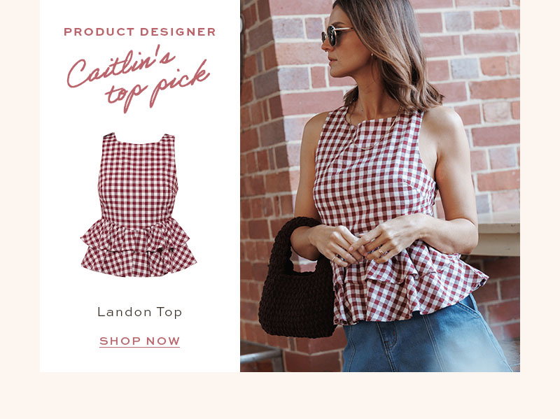 Landon Tiered Peplum Top