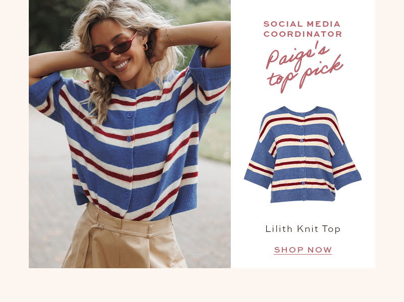 Lilith Knit Top