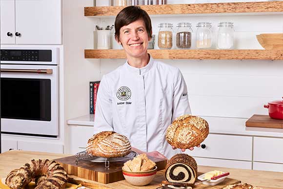 Collage of baking classes