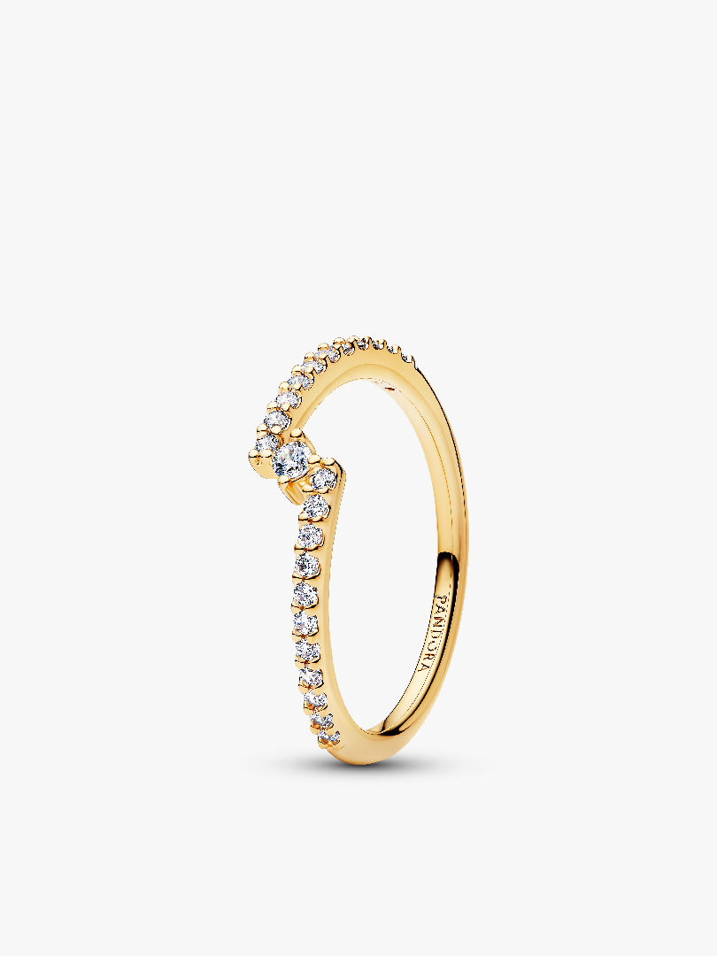Sparkling Split Pavé Ring