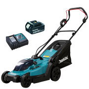 Makita DLM330 18V LXT 33cm Lawn Mower, 1x 5.0Ah Battery & DC18RC Charger