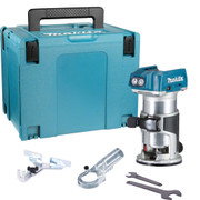Makita DRT50ZJ 18V LXT Brushless Router/Trimmer - Body with Case & Guides